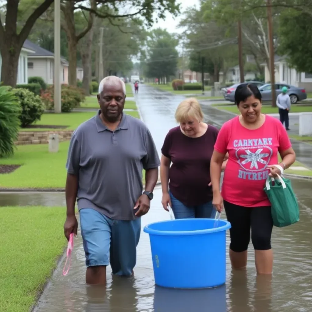 Residents of Florence SC facing water quality issues post storm