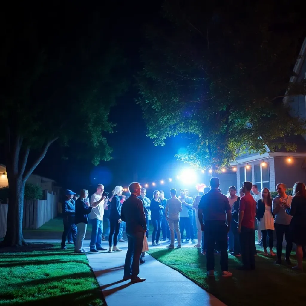 Suburban party atmosphere in Florence County