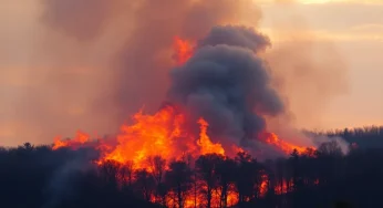 Massive Jones Road Wildfire Challenges New Jersey