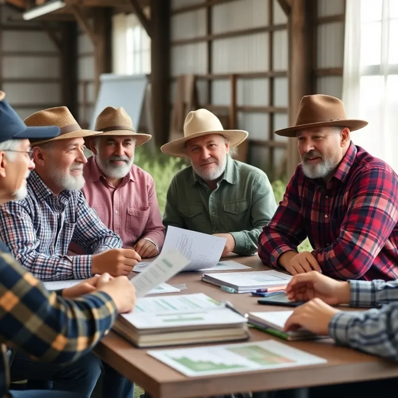 Farmers participating in AGAware financial management workshop