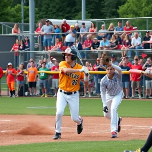 Berkeley Stags in action during Game 1 of the SCHSL 5A finals