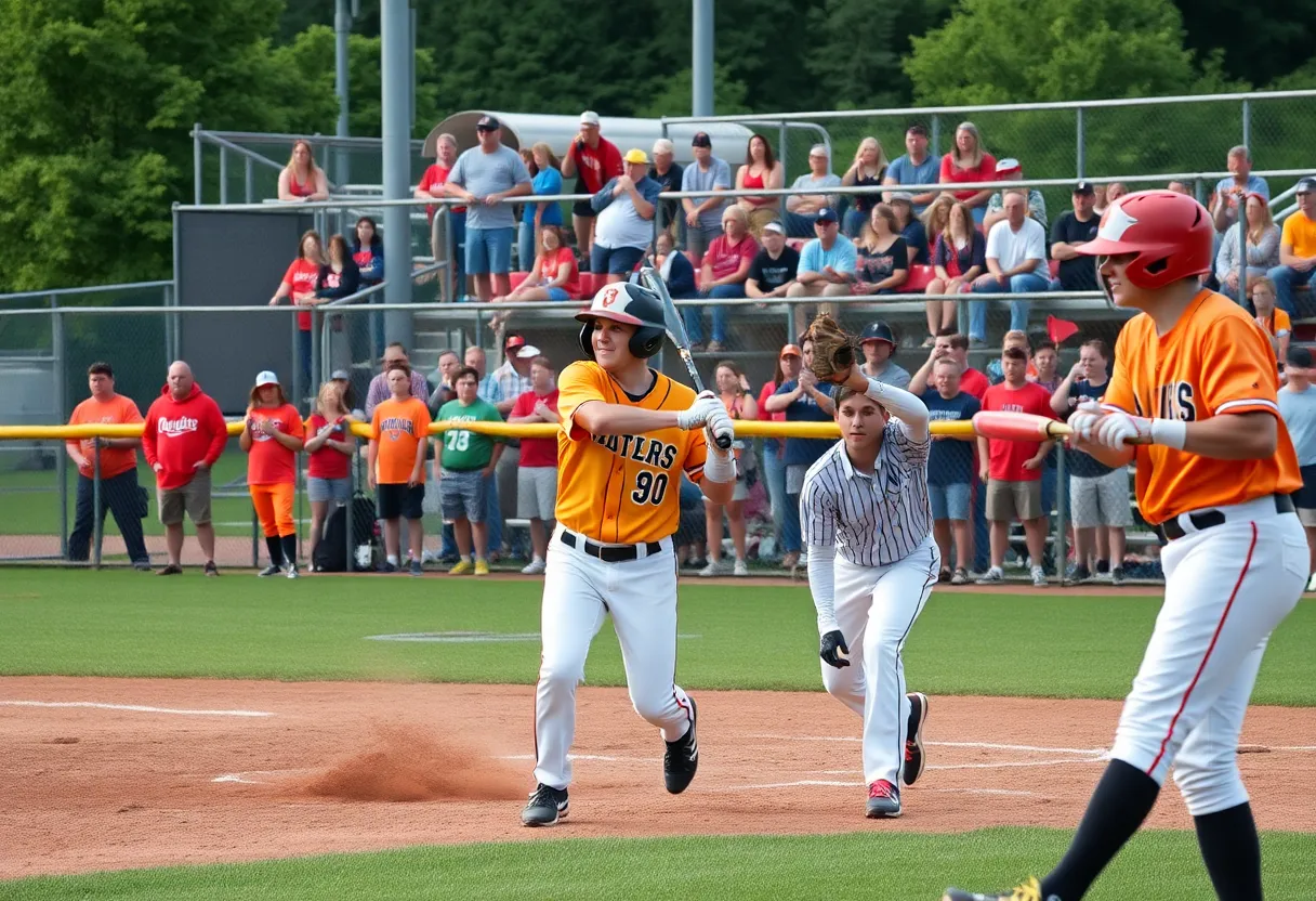 Berkeley Stags in action during Game 1 of the SCHSL 5A finals