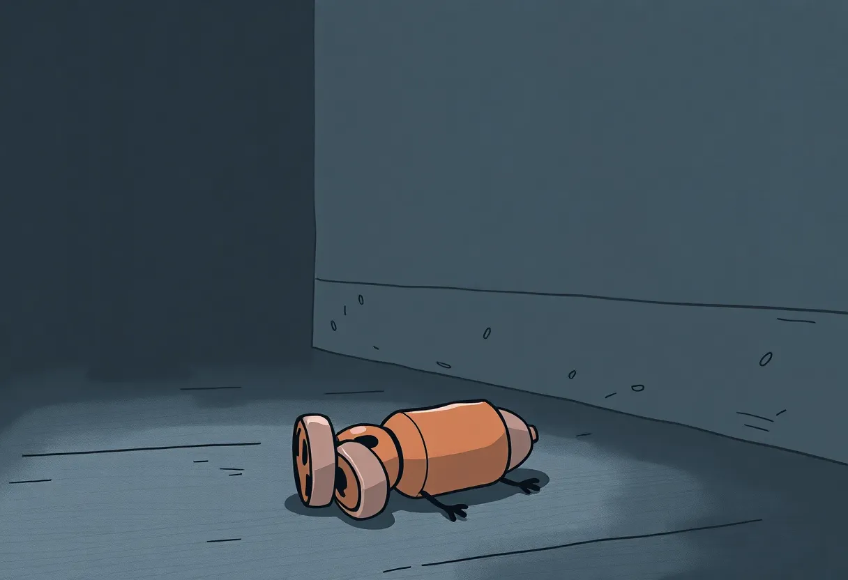 Conceptual image symbolizing child safety and neglect.