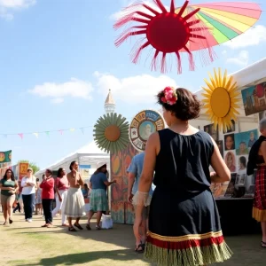 Outdoor arts festival celebrating cultural diversity at Francis Marion University