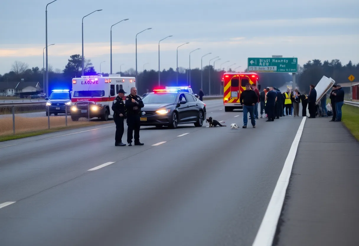 Memorial for Florence County deputy on Olanta Highway