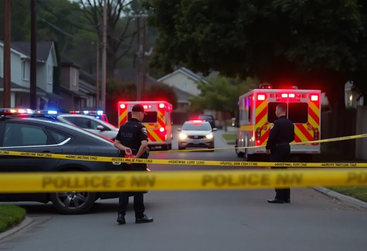 Emergency services at a residential area in Florence SC