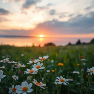 A serene landscape representing remembrance.