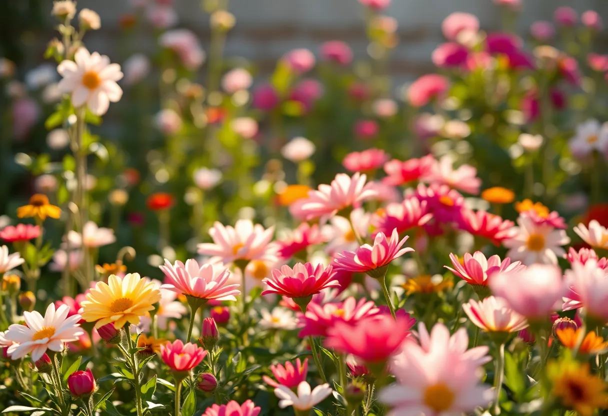 A beautiful garden representing a legacy of love and community.