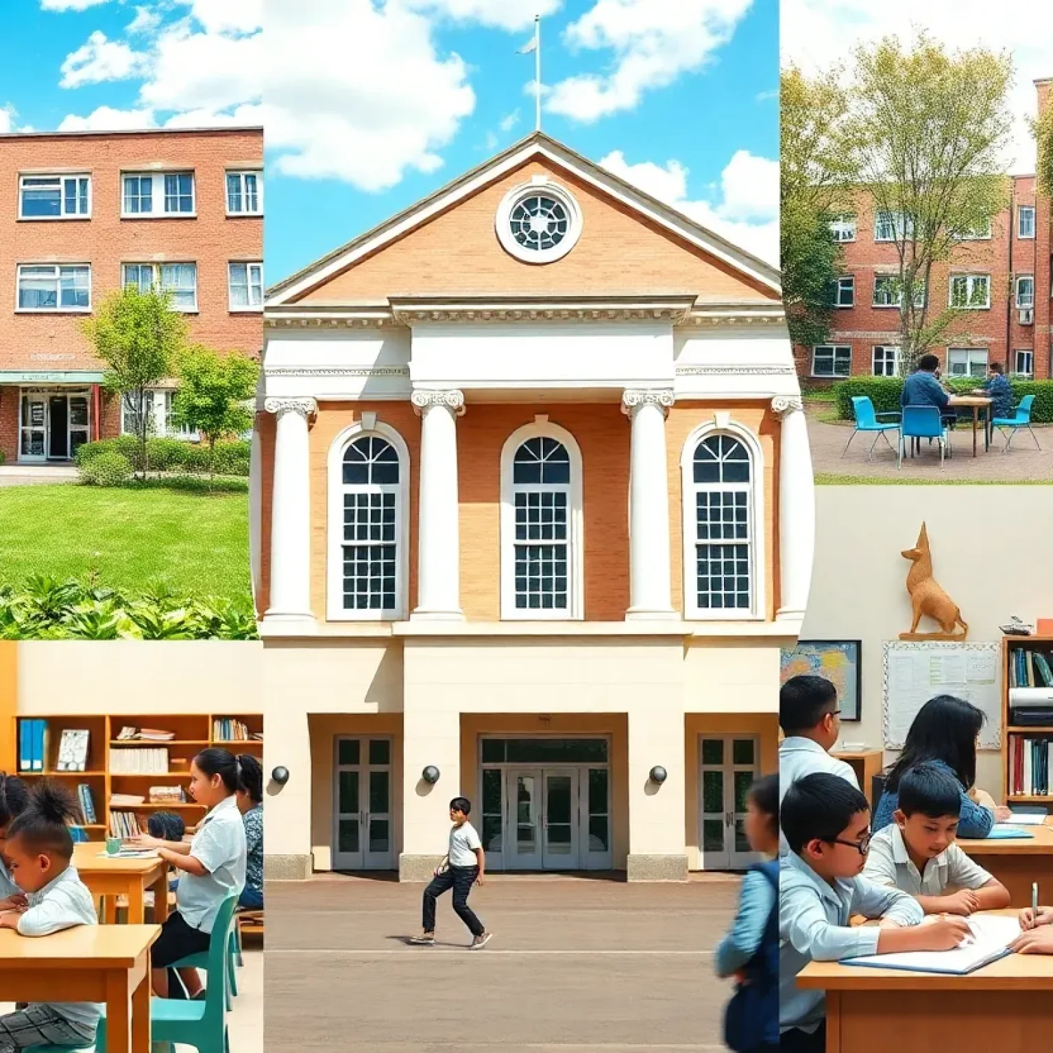 Collage of three schools recognized as Palmetto's Finest in 2025