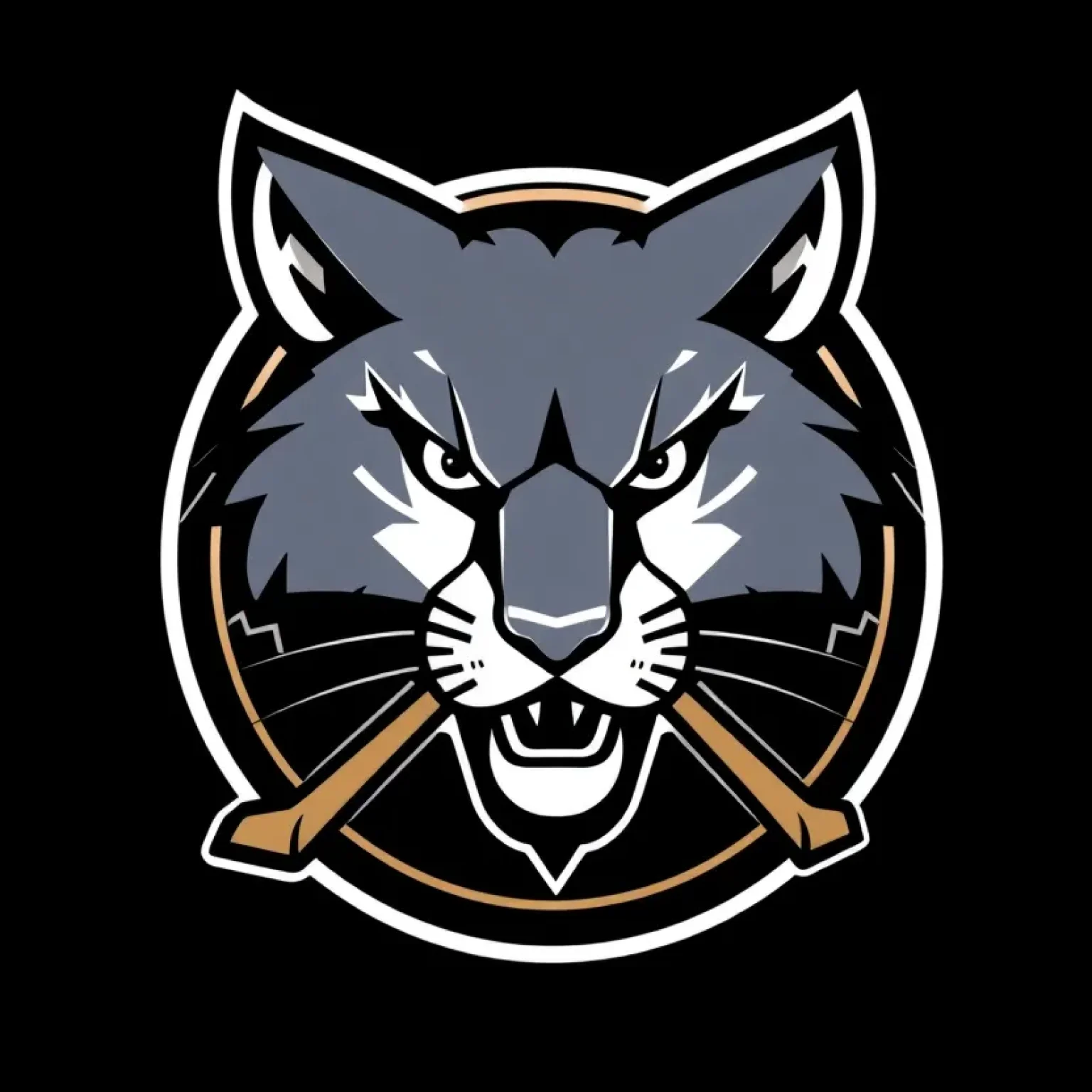 Logo of the Pee Dee Ice Cats hockey team