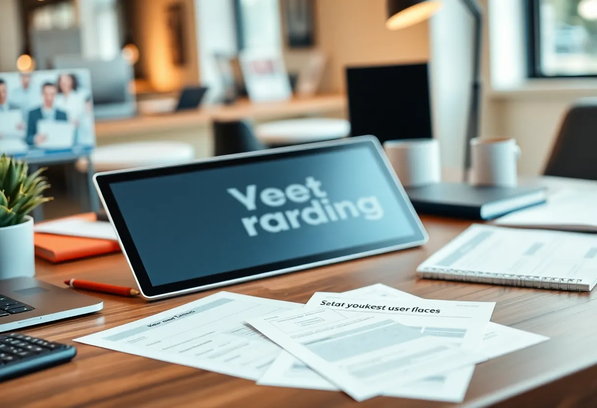 A workspace with tools for digital marketing and user feedback
