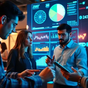 A team analyzing behavioral insights in marketing