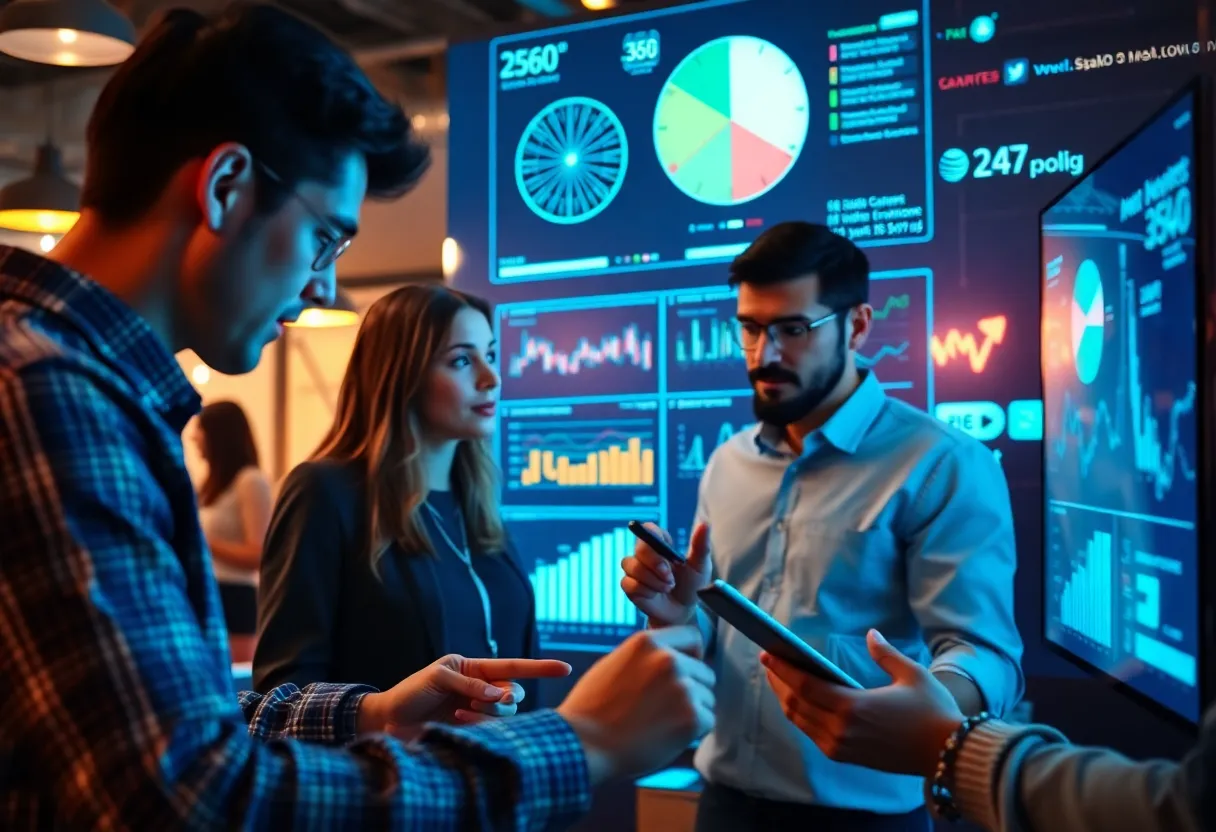 A team analyzing behavioral insights in marketing