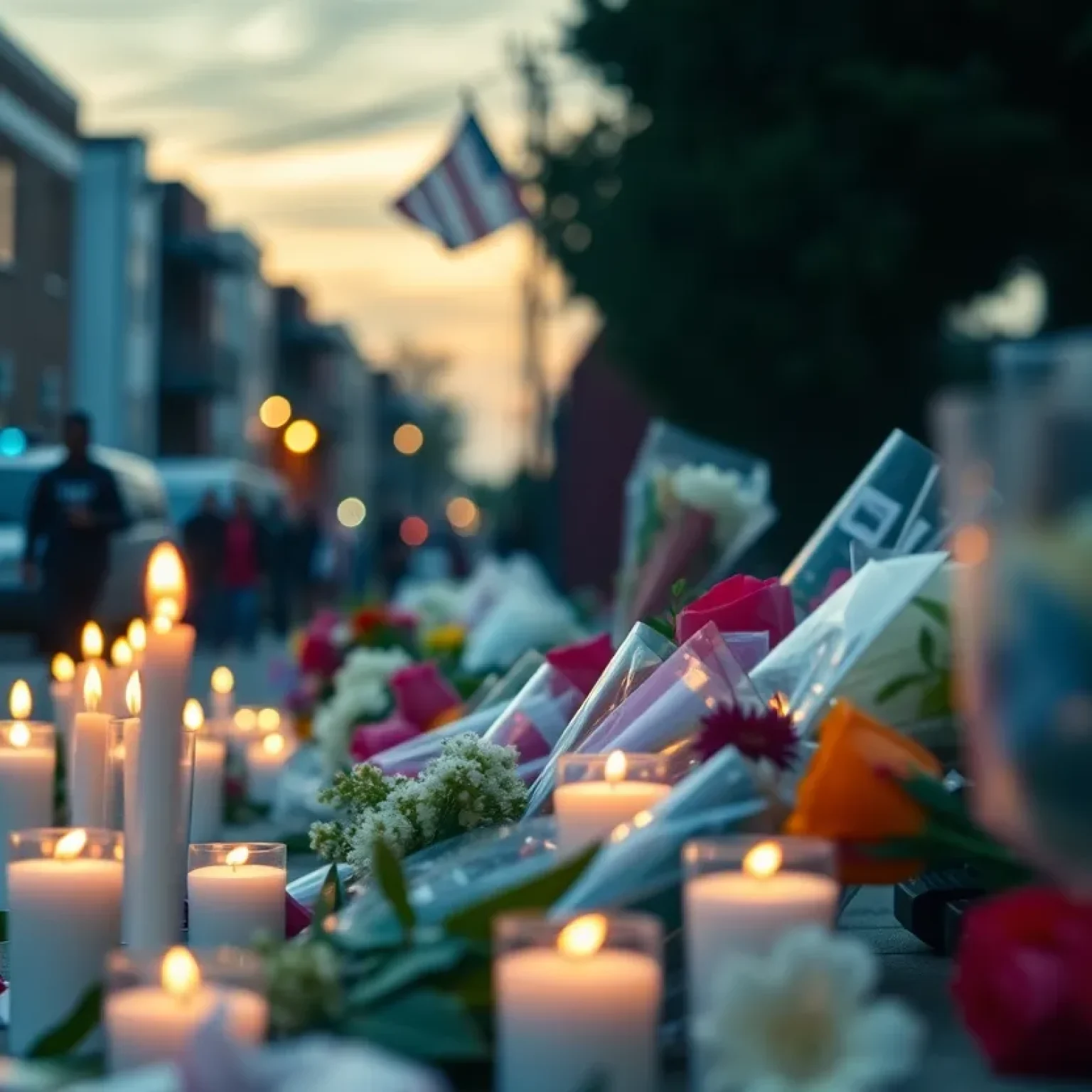 Community vigil held for the victim of a shooting incident in Florence