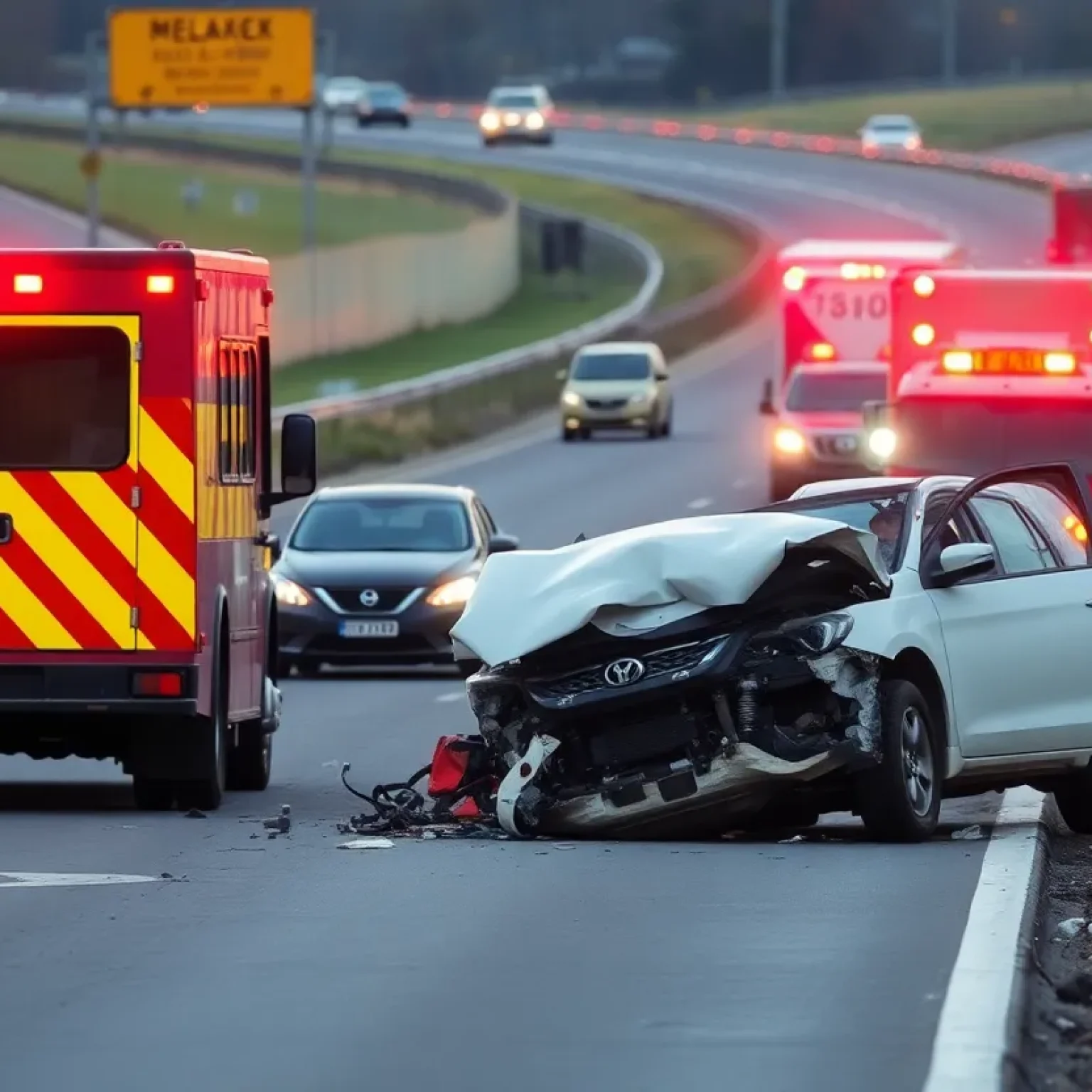 Scene of a fatal crash on I-95 in Florence County
