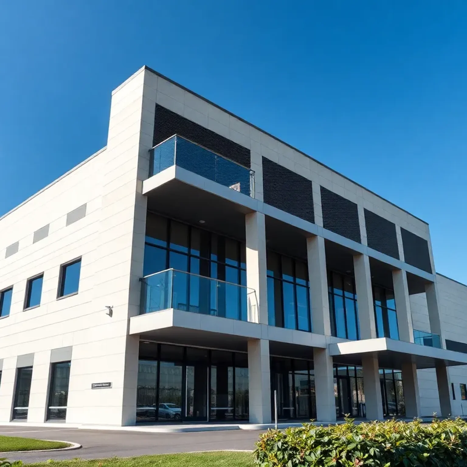 Exterior view of the new M&P Logistics headquarters in Florence