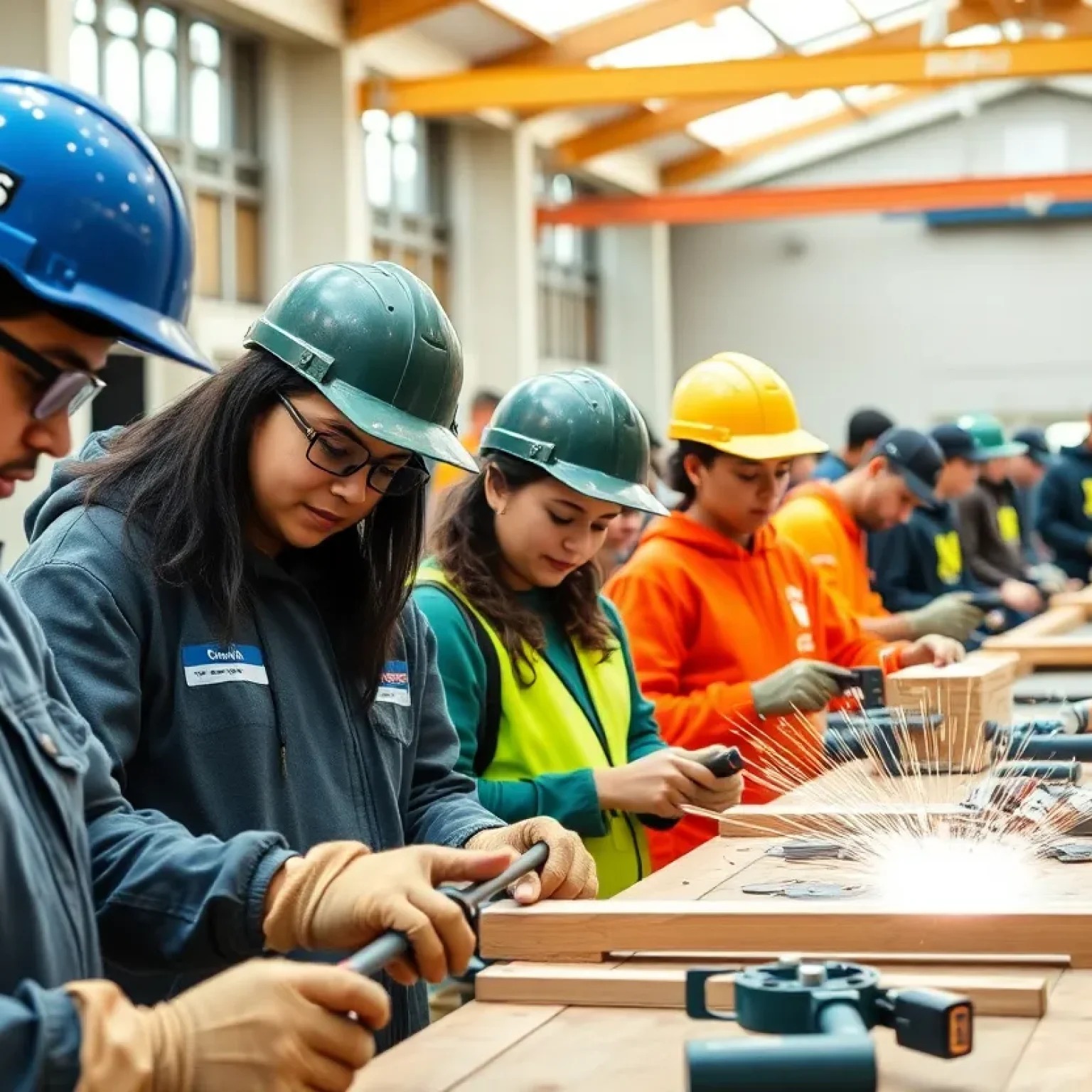 Students participating in technical education at South Carolina colleges