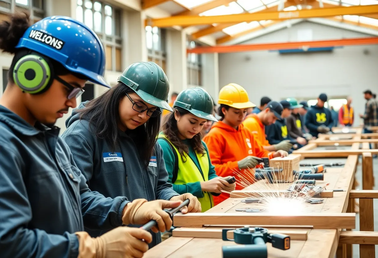 Students participating in technical education at South Carolina colleges