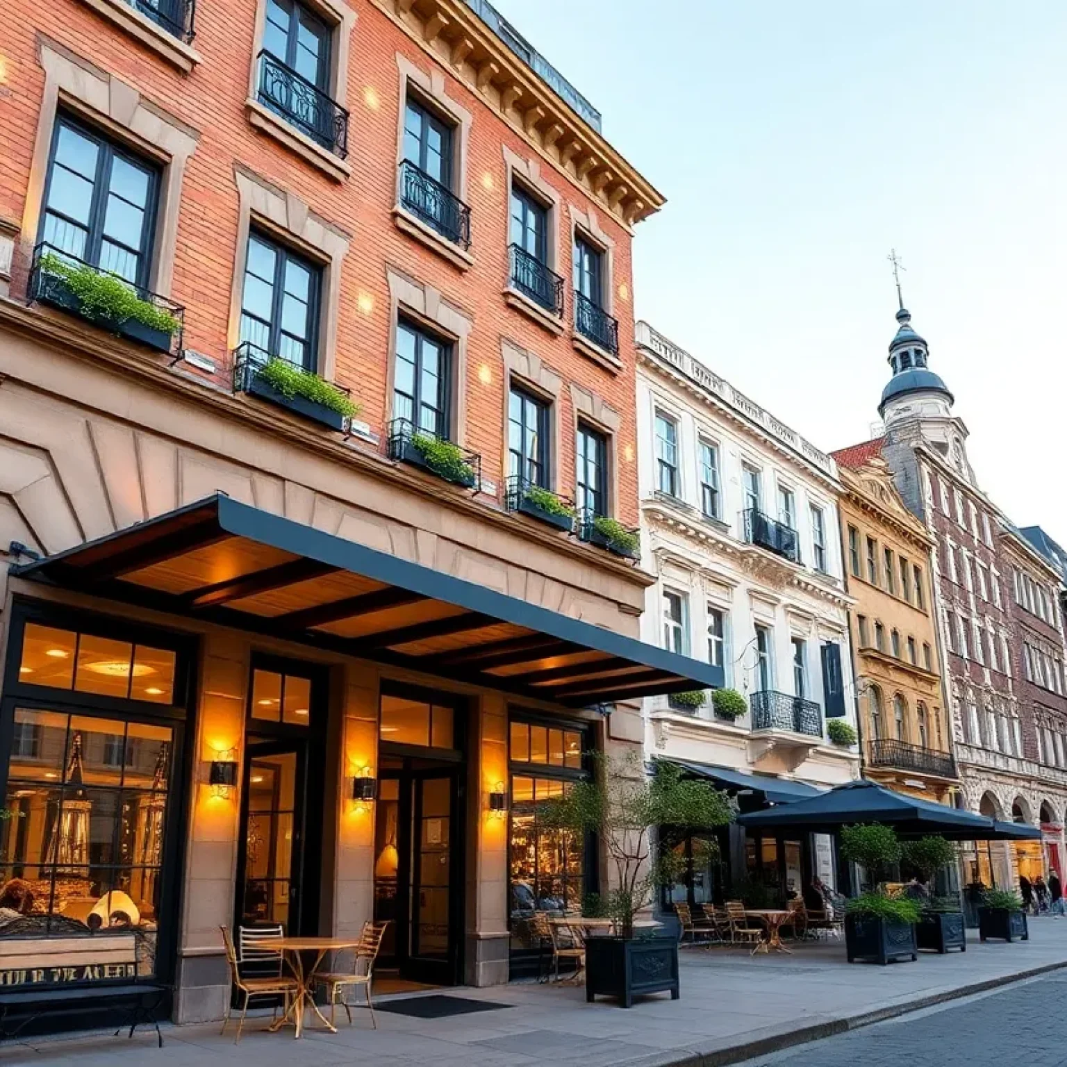 Rendering of The Lantern Hotel in Columbia