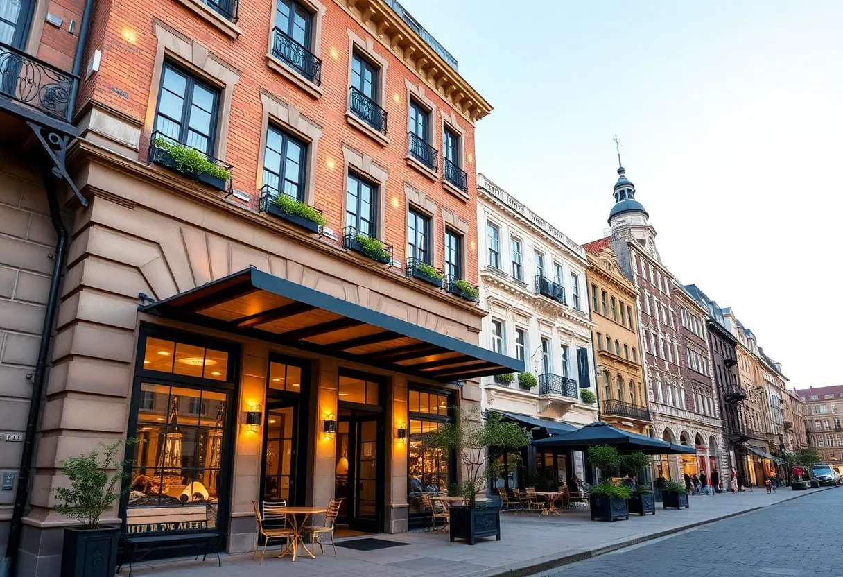 Rendering of The Lantern Hotel in Columbia