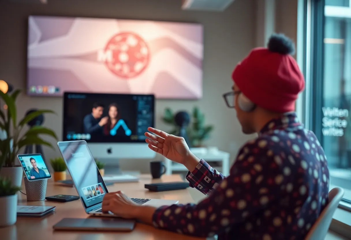 Illustration of visual storytelling concepts in digital marketing.
