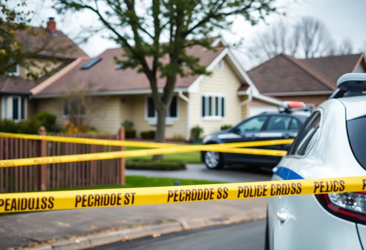 Police investigation at a residence in Florence