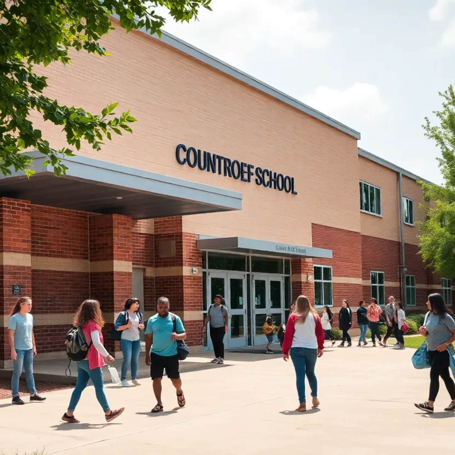 Exterior view of Jasper County School District school building