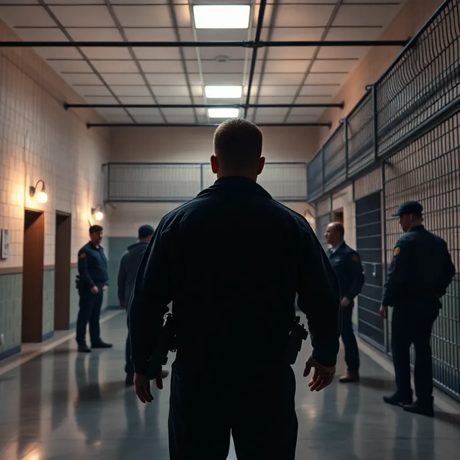 Security measures at a prison facility