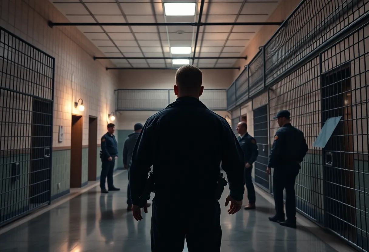 Security measures at a prison facility