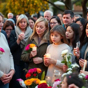 Community members gather to pay tribute and remember lost loved ones