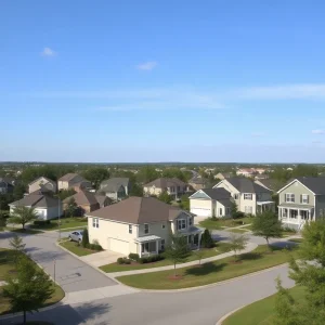 Residential area in Florence, South Carolina