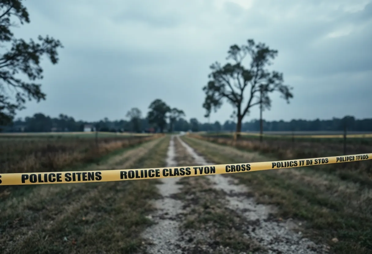 Crime scene in Florence County with police presence
