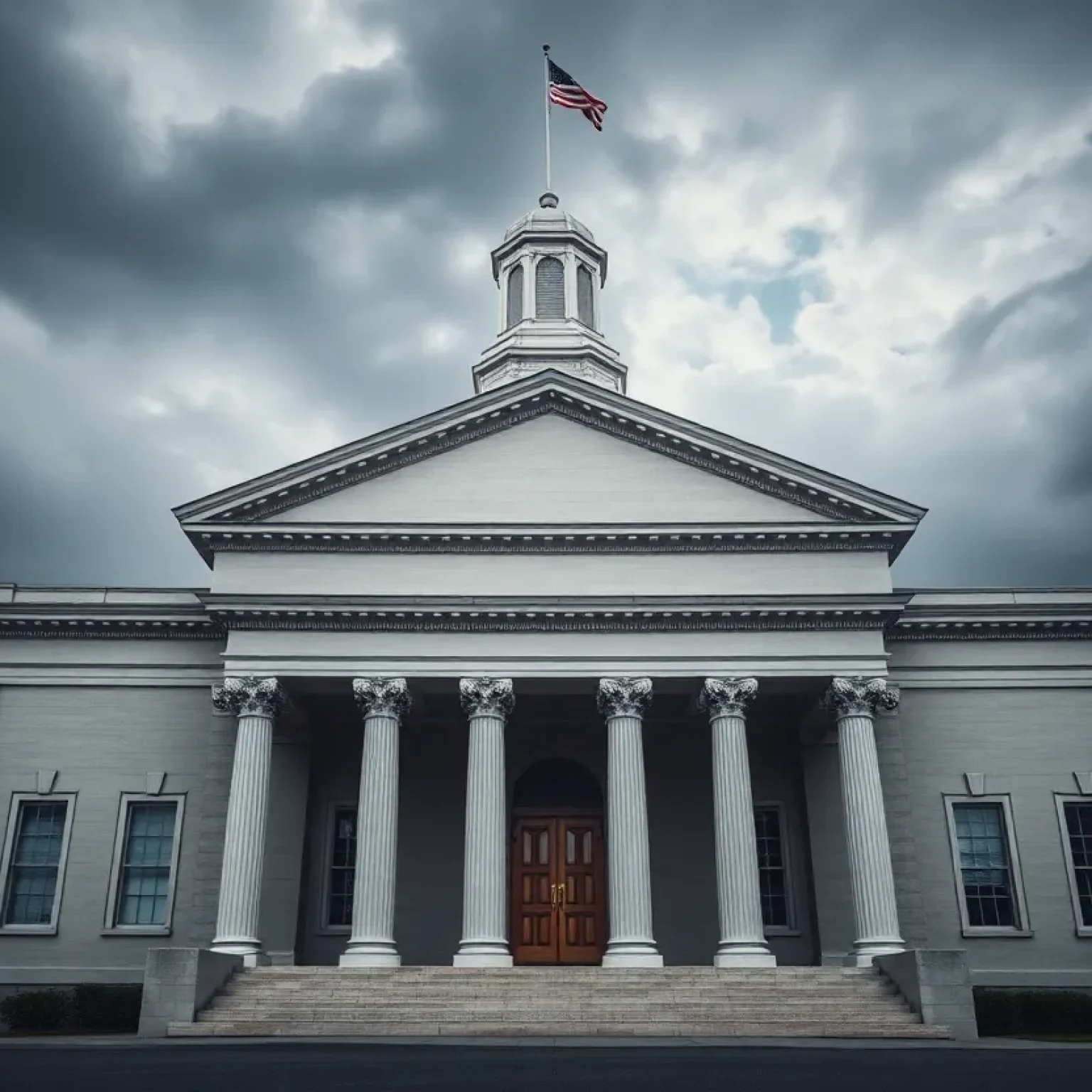 Courthouse symbolizing justice and legal safety in South Carolina