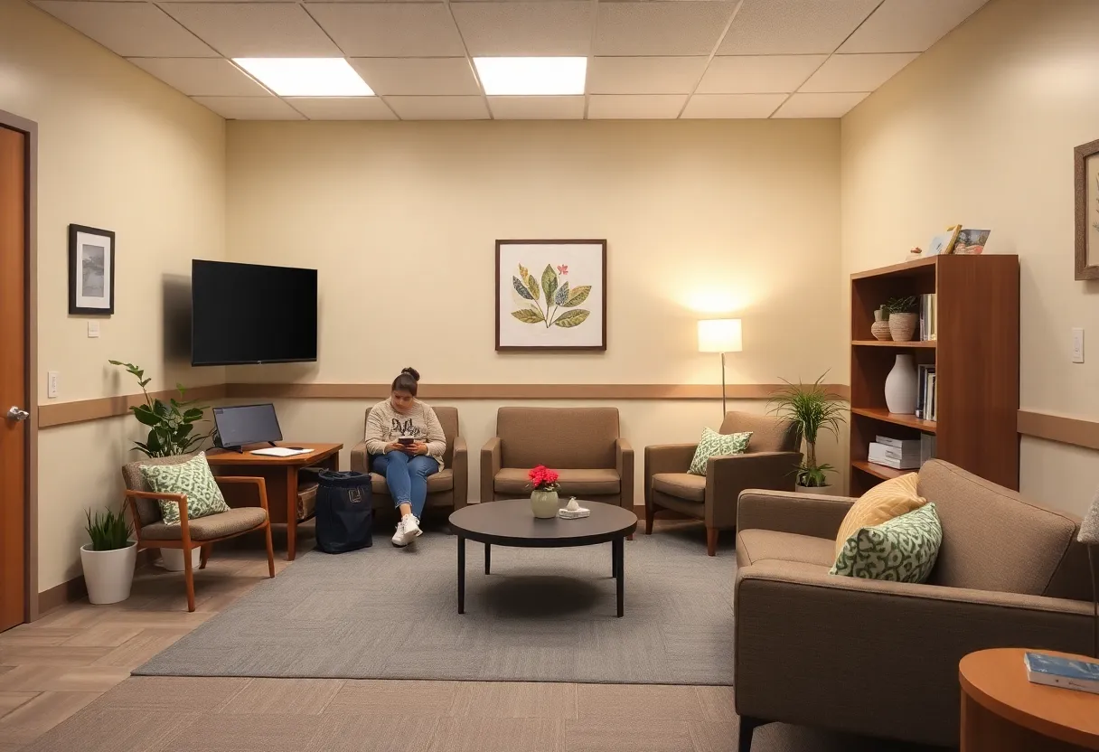 Visitation room for foster children and families