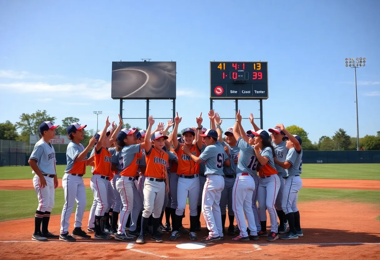 Richland Post 215 baseball team celebrates championship victory