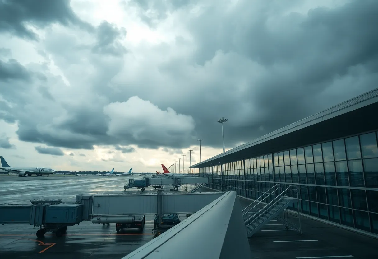 Severe weather impacting Florence Airport infrastructure