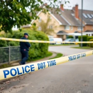 Police investigation scene in Florence, SC