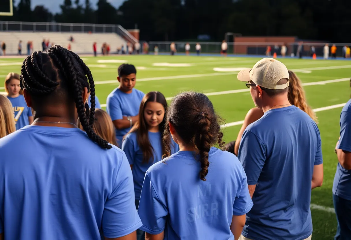 Florence community supports football team during tragedy