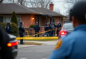 Law enforcement during a standoff in Florence County