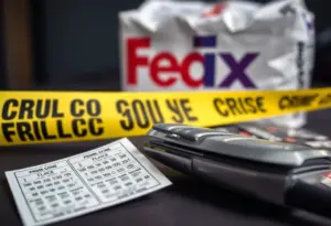 Police investigation involving stolen lottery tickets