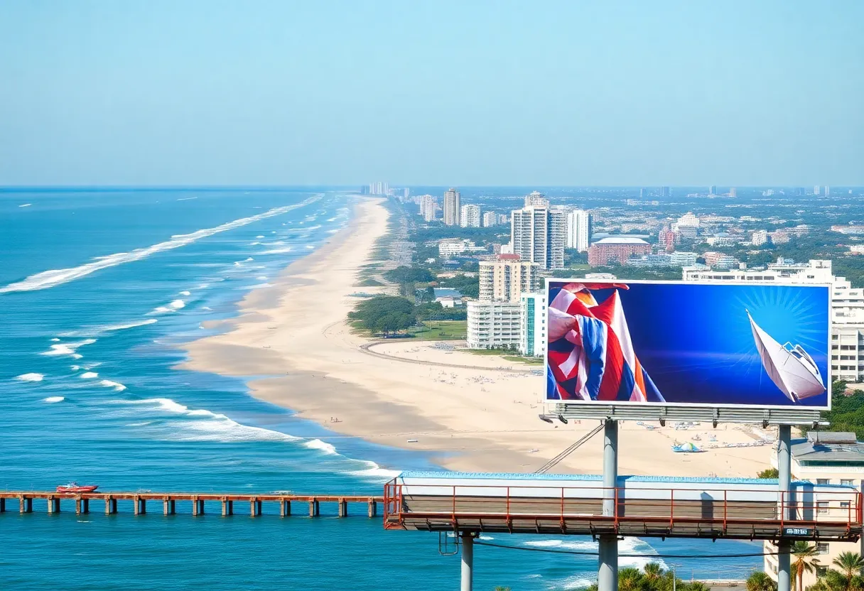 Outdoor advertising billboards in Brunswick County, North Carolina