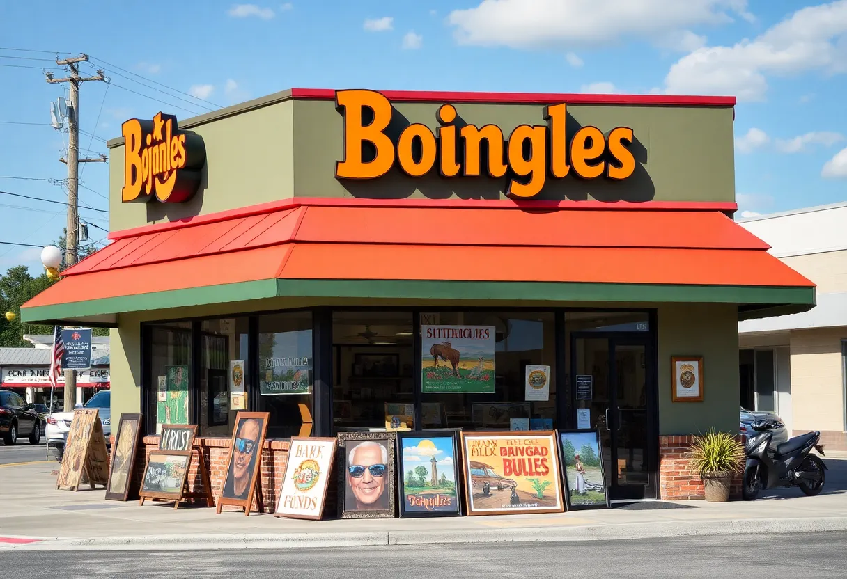 Exterior view of Bojangles restaurant in Florence, SC