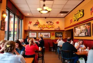 Interior of the new Bojangles in Florence