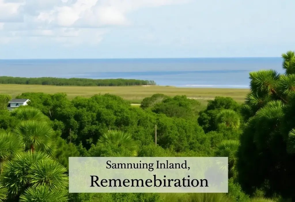 A beautiful view of Edisto Island reflecting community spirit