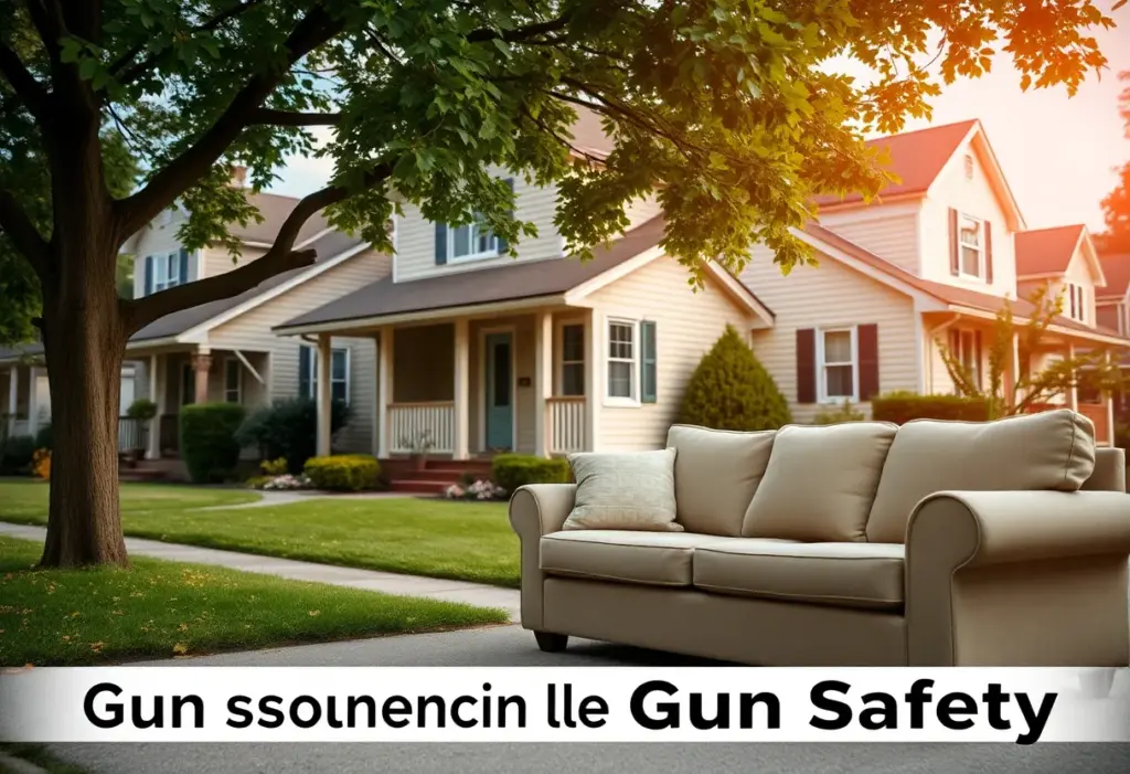 A quiet neighborhood in Florence County representing community safety.