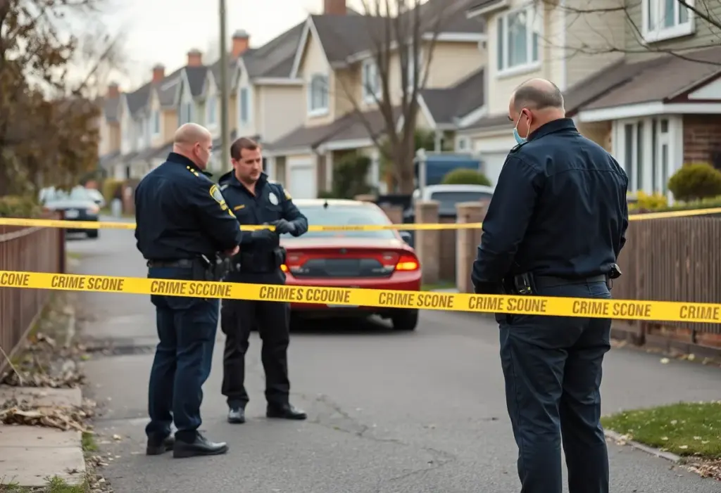 Police at crime scene in Florence County