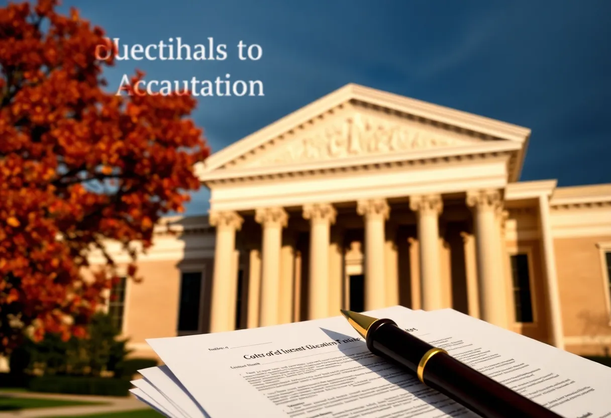 Courthouse representing educational legal issues