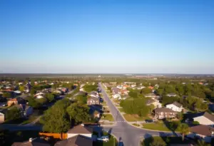 Residential area in Florence, South Carolina