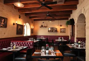 Interior of Florence Osteria Pizza e Vino restaurant