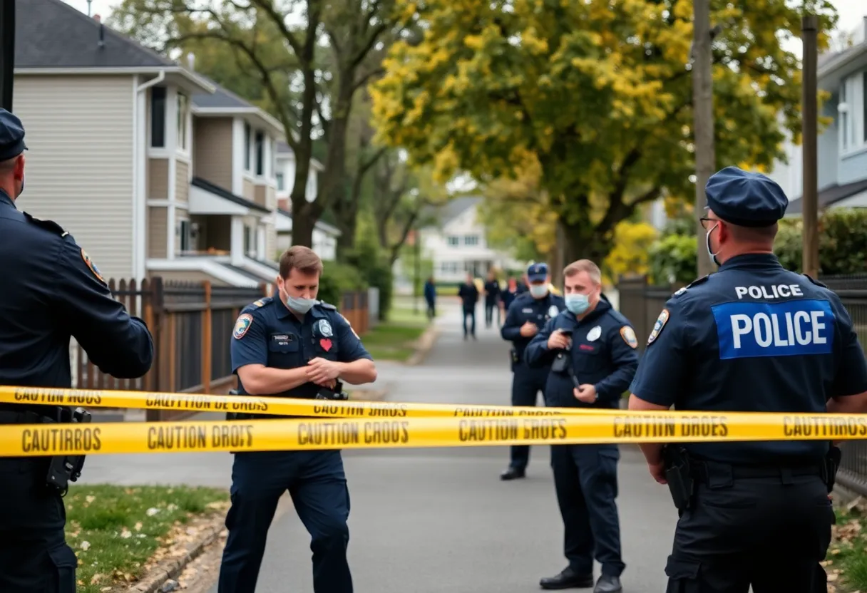 Police responding to a violent incident in Florence